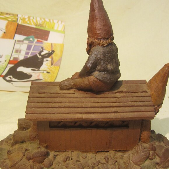 VTG 1986 TOM CLARK GNOMES, THE BRIDGE, LARGE FIGURE, VERY DETAILED - Picture 11 of 11